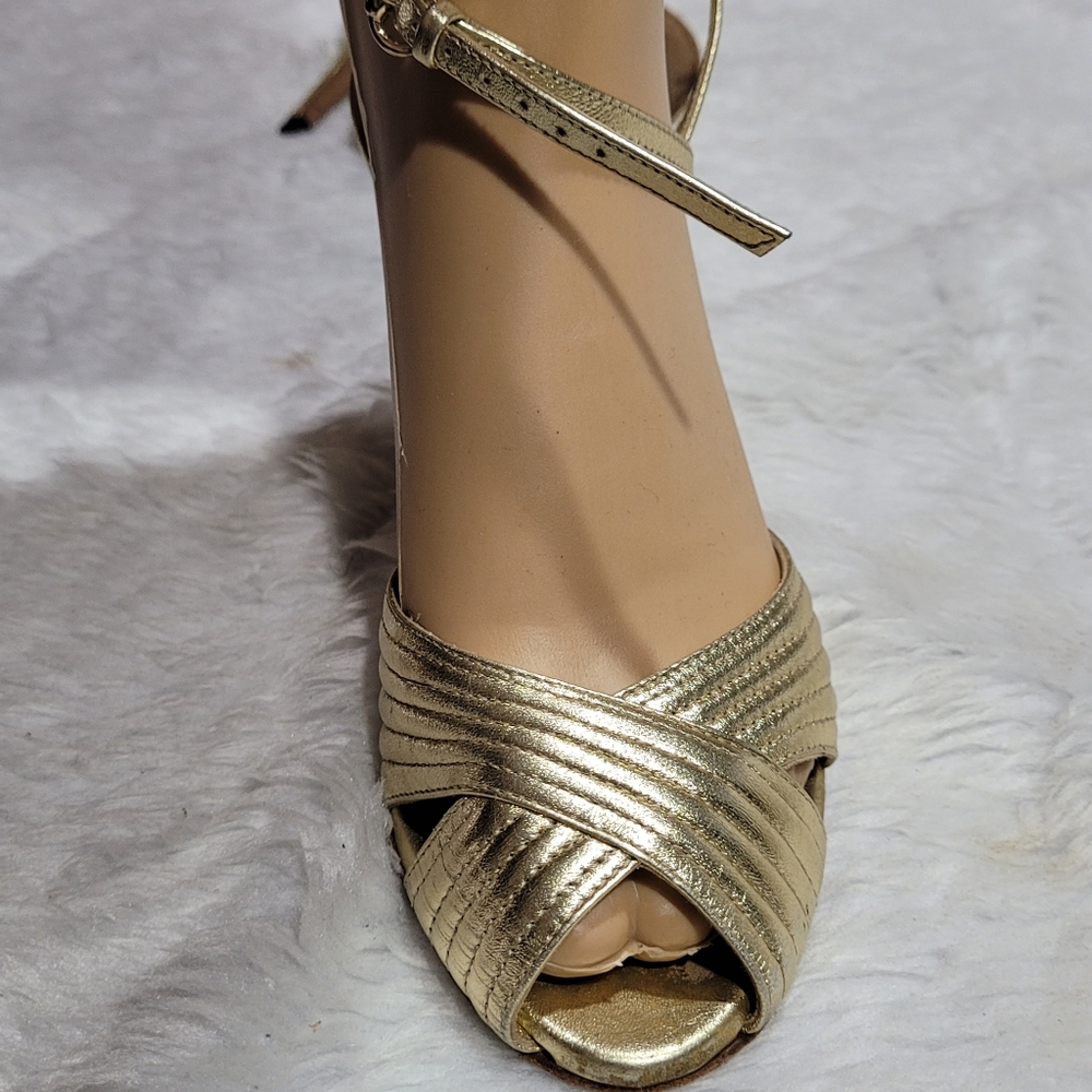 ♥️Auth GUCCI sandals Sexy Elegant heel shoe sz 34C ♥️ - Picture 3 of 16